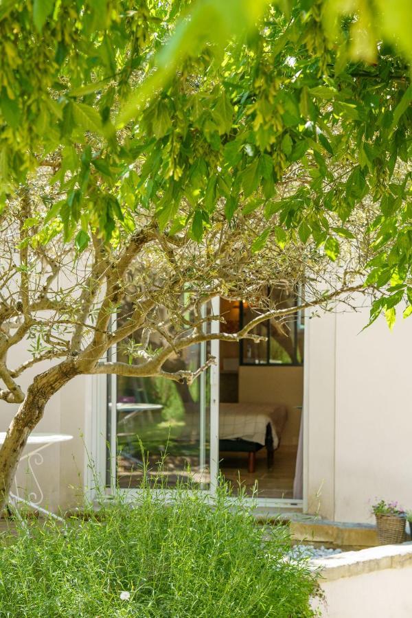 La Terrasse De L'Olivier Beaumes-de-Venise Buitenkant foto